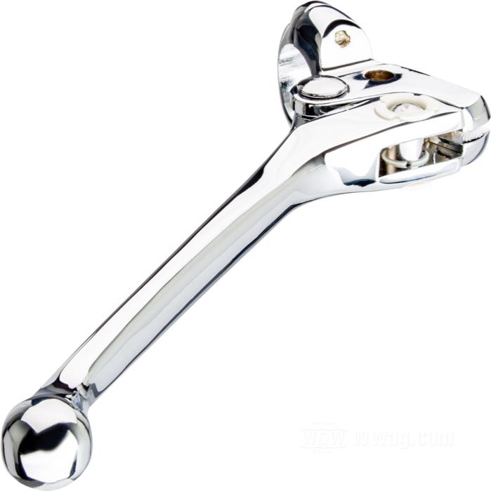 Comando freno/frizione a mano; alluminio, cromato, 5/16” foro cavo e attacco per interruttore del freno; per manubri del Ø: 1 ”; rimpiazza OEM HD 45002-69; peso lordo: 180 g