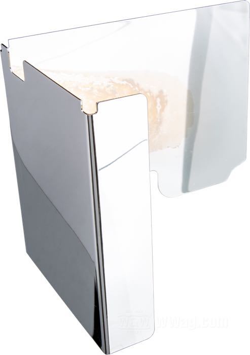 Coperchio; per Batteria; atto per XL 1967-1978 avv. elettrico; a lato; acciaio, cromato, liscia; L x A x P: 210 x 166 x 140 mm; peso lordo: 500 g