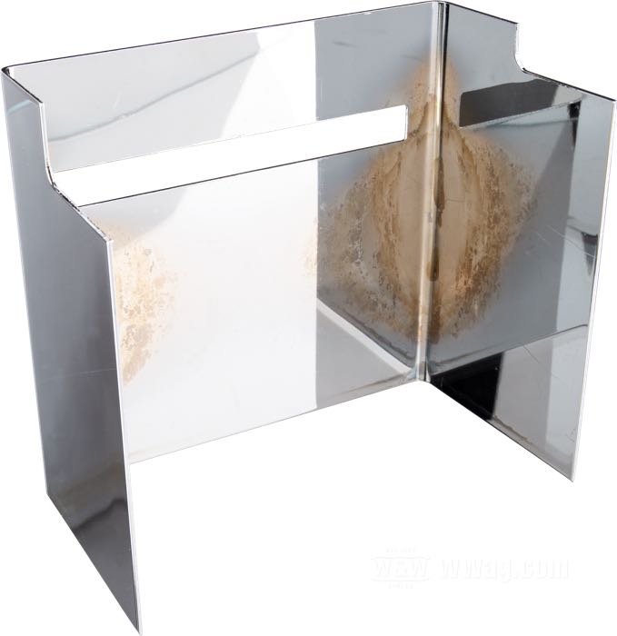 Cache; pour Batterie; adaptable à FX 1971-1978, XLCH 1970-1978 sans démarreur électrique; latéral; acier, chromé, lisse; L x H x P: 140 x 128 x 76 mm; poids brut: 300 g