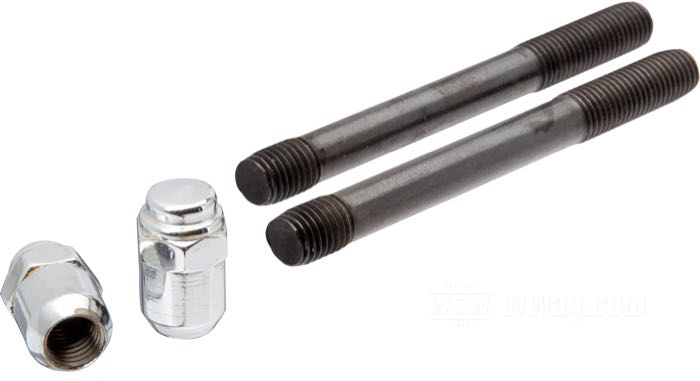 Kit viti di Colony; per generatori 58 e 65A; atto per Big Twin 1958-1969; acciaio, cromato; testa svasata Cap esagonale; filettatura: 5/16”-24; lunghezza: 3 ” (76 mm); chiave: 7/16 ”; rimpiazza OEM HD 30011-58; U.S.A.; peso lordo: 80 g