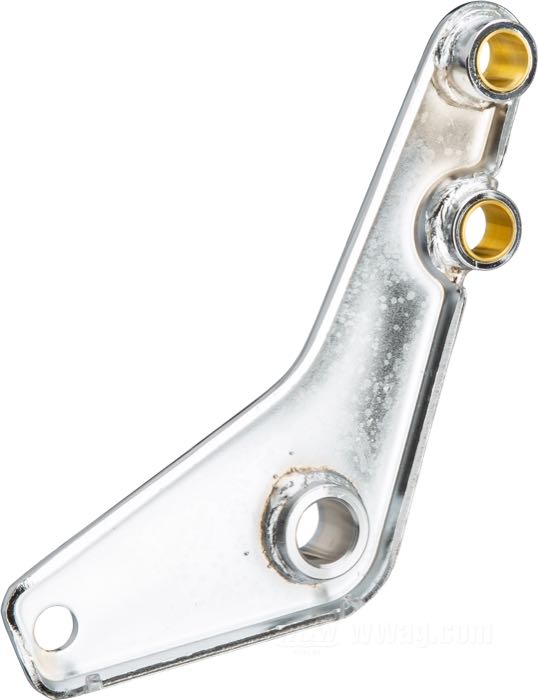 Bremssattelhalter »Bumerang«; passend für FL, FX 1973-early 1980; Stahl, verchromt; ersetzt OEM HD 44166-73; Bruttogewicht: 600 g