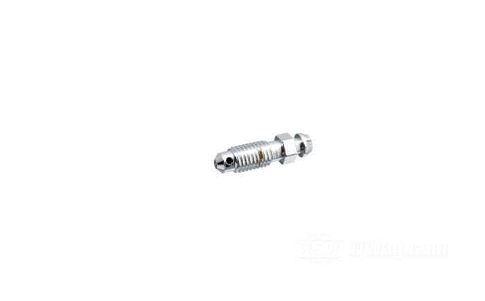 Vite spurgo; per Pinza freno; atto per tutti modelli 1958-1979; PM DBO, PM 125x2; acciaio, cromato; filettatura: 1/4”-28; rimpiazza OEM HD 41749-58; peso lordo: 6 g