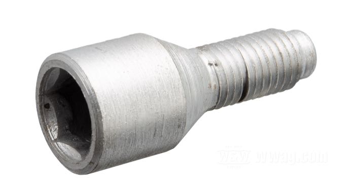 Bolt; for Brake drum; fits W models rear 1937-1952, OHV Big Twin 1936 front/rear, all Big Twins 1937-1972 front/rear, WLC and Servi-Car front 1937-1972; steel, CAD (ZnNi process); countersunk socket head; thread: 3/8”-20; replaces OEM HD 4026-35, and 43530-35A; Europe; gross weight: 30 g