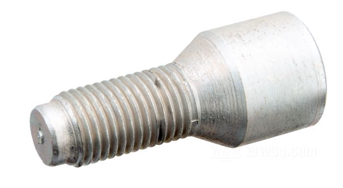Bolt; for Brake drum; fits W models rear 1937-1952, OHV Big Twin 1936 front/rear, all Big Twins 1937-1972 front/rear, WLC and Servi-Car front 1937-1972; over-size, for stripped threads in drum; steel, CAD (ZnNi process); countersunk socket head; thread: 7/16”-20; gross weight: 30 g