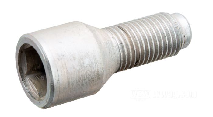 Bolt; for Brake drum; fits W models rear 1937-1952, OHV Big Twin 1936 front/rear, all Big Twins 1937-1972 front/rear, WLC and Servi-Car front 1937-1972; over-size, for stripped threads in drum; steel, CAD (ZnNi process); countersunk socket head; thread: 7/16”-20; gross weight: 30 g
