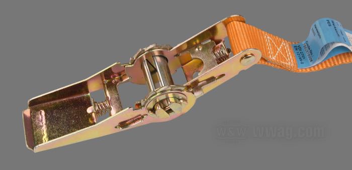 Spanngurt von ESSKA; Stahl / Nylon, orange; Länge x Breite: 5 m x 25 mm; Bruttogewicht: 570 g