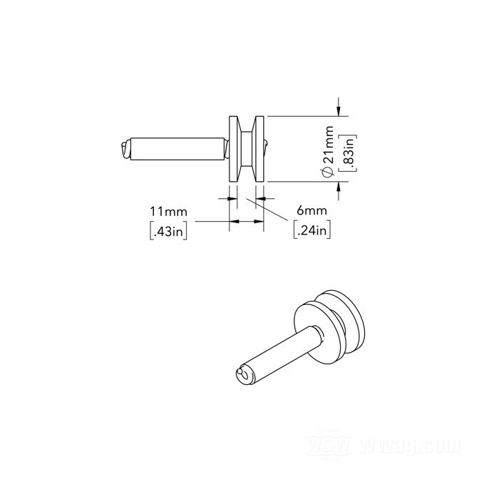 Control coil by Samwel Supplies; fits models 1932-1948; steel, vinyl cover; length: 135 cm; with ferrule; replaces OEM HD 56502-32; gross weight: 240 g