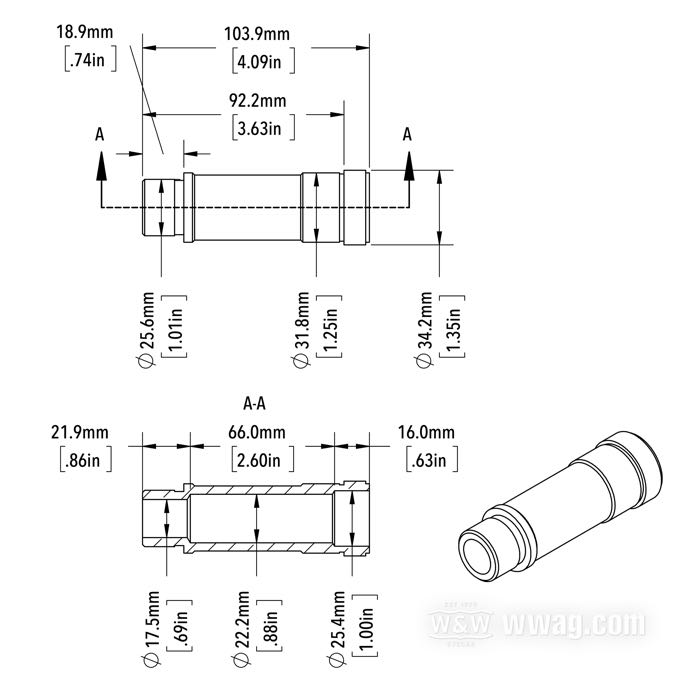 Manicotto cuscinetto a rulli »Oversize«; per mozzo Star 1936-1966; acciaio; Germania; peso lordo: 280 g