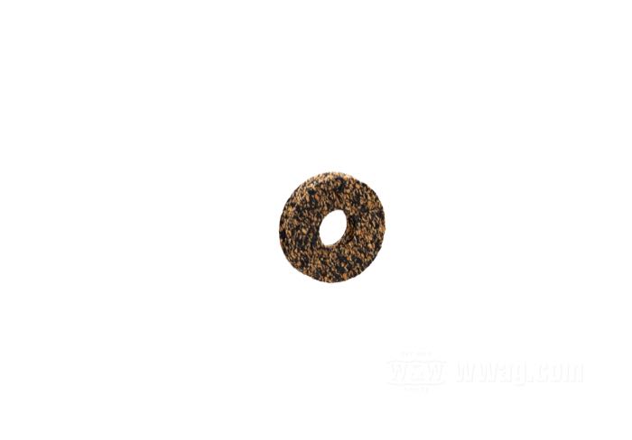 Gasket by Antiquebike; for Drain valve; fits D, R and V model Twins 1930-1936; cork; ID x OD: 6 x 16 mm, 3 mm thick	; replaces OEM HD 483-29; gross weight: 1 g
