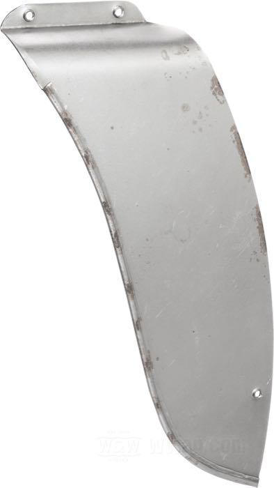 Copertura laterale di The Cyclery; per Parafango posteriore; atto per Big Twins late 1946-1948; acciaio, naturale; rimpiazza OEM HD 3711-36A e 59637-36; Europa; peso lordo: 241 g