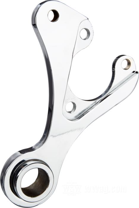 Soporte; para pinza freno de disco Springer; para freno de disco tipo buje de brida; acero, cromado; peso bruto: 420 g