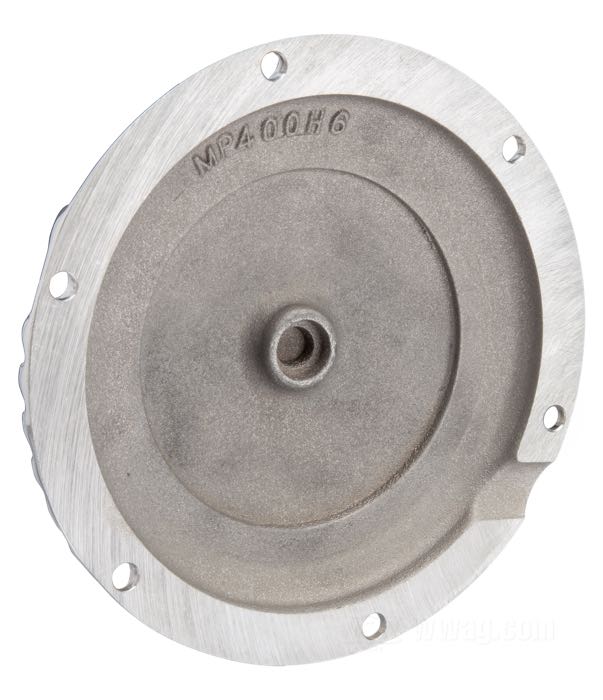 Derby cover by Mooneyes; fits Sportster 2004-2020; with 6 holes; cast aluminum, polished; gross weight: 502 g