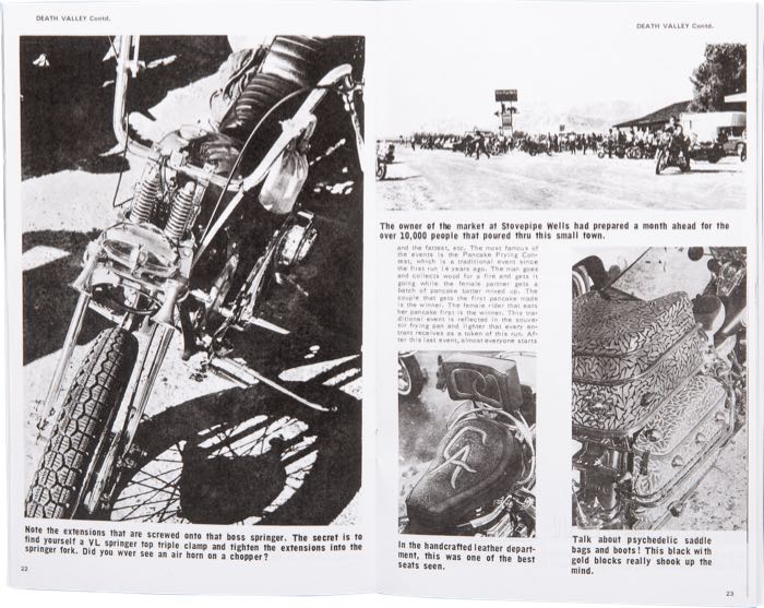 Magazin »Choppers Issue February 1968 Reprint«; Papier; Breite x Höhe: 140 x 222 mm; schwarz-weiß; englisch; Bruttogewicht: 55 g