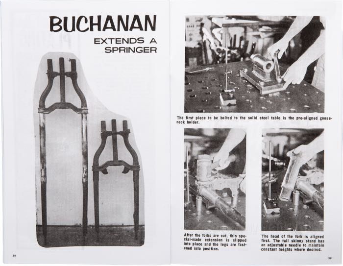 Magazin »Choppers Issue February 1968 Reprint«; Papier; Breite x Höhe: 140 x 222 mm; schwarz-weiß; englisch; Bruttogewicht: 55 g