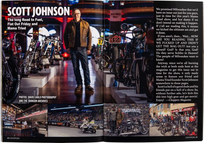 Rivista »Choppers Issue 7«; carta; larghezza x altezza: 215 x 295 mm; a colori; inglese; peso lordo: 410 g