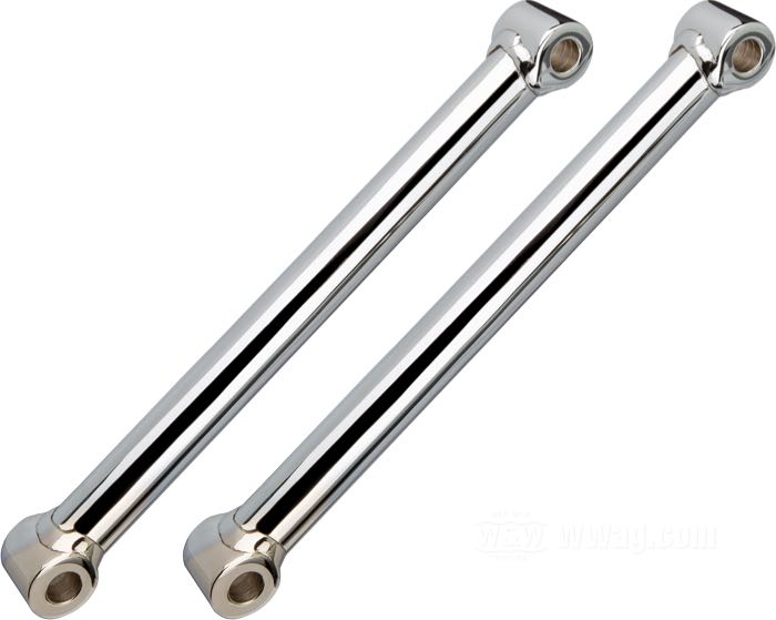 Rigid Struts von Paughco; passend für FL 1958-1972; für 5/8” Bolzen; Stahl, verchromt, 12” von Lochmitte zu Lochmitte; Ø 1”; USA; Bruttogewicht: 1.21 kg