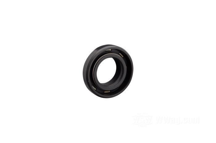 Retén radial de James Gaskets; para Eje del motor de arranque / Tapa primaria interior; apropiado para Big Twin 1989-1993; acero / goma; Ø int. x Ø ext.: 18.5 x 32 mm, grosor: 10.5 mm; reemplaza OEM HD 12053A; peso bruto: 10 g