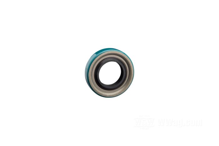 Retén radial de James Gaskets; para Eje del motor de arranque / Tapa primaria interior; apropiado para Dyna 1994-2005, Softail and Touring 1994-2006; acero / goma; Ø int. x Ø ext.: 14.3 x 28.7 mm, grosor: 6.9 mm; reemplaza OEM HD 12066; peso bruto: 10 g