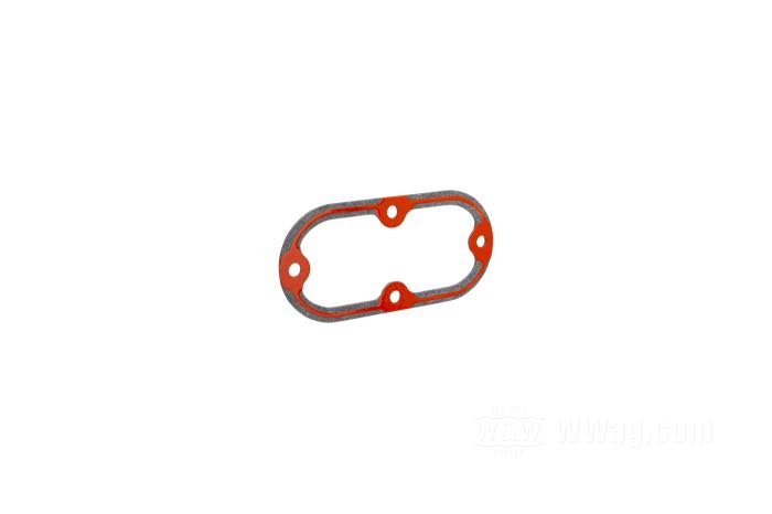 Junta de James Gaskets; para Tapa de inspección; apropiado para Big Twin 4 velocidades 1965→, Dyna →2005, Softail →2006; papel / silicona, silicona en ambas caras; reemplaza OEM HD 60567-65B; peso bruto: 60 g