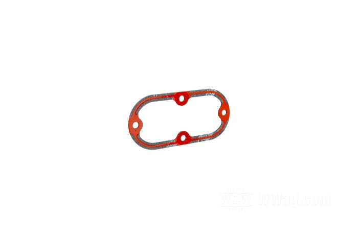 Junta de James Gaskets; para Tapa de inspección; apropiado para Big Twin 4 velocidades 1965→, Dyna →2005, Softail →2006; papel / silicona, silicona en ambas caras; reemplaza OEM HD 60567-65B; peso bruto: 60 g