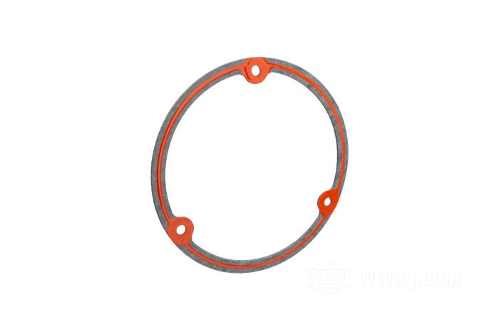Gasket by James Gaskets; for Derby cover; fits Big Twin 1970-early 1984; paper / silicone; replaces OEM HD 25416-70; gross weight: 10 g