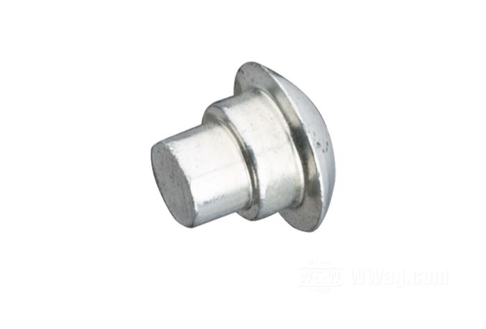 Remache de The Cyclery; acero, natural; largo: 1/4”; Ø 3/16”; cabeza redonda; reemplaza OEM HD 8420; EE. UU.; peso bruto: 2 g