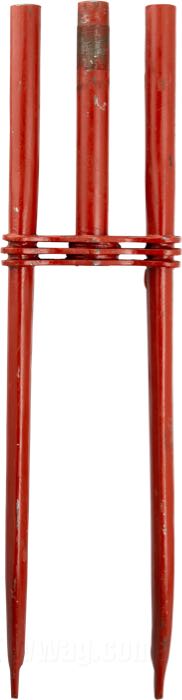 Forcella rigida »Merkel Racing Type«; atto per modelli IOE 1915-1929; acciaio, vernice antiruggine, cannotto sterzo Ø 1-1/8”; lunghezza: 42 cm; peso lordo: 4.74 kg