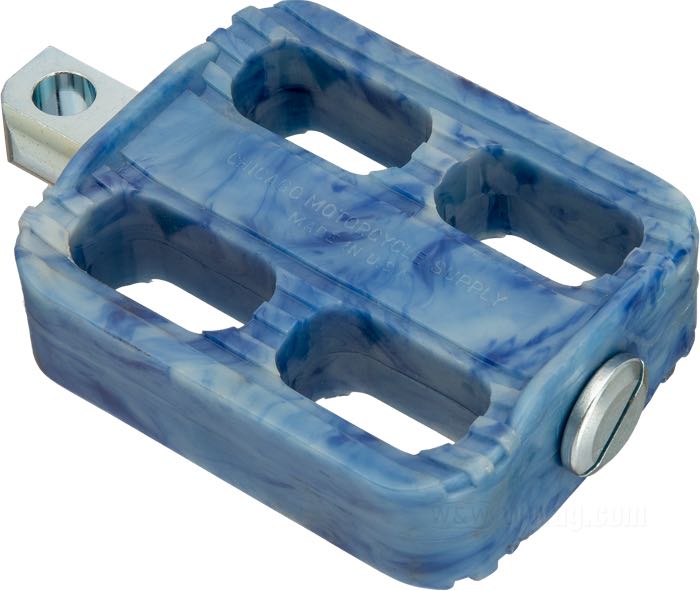 Pedal de arranque »Chicago Motorcycle Supply« de Faber Cycle; ABS / acero, azul; EE. UU.; peso bruto: 200 g