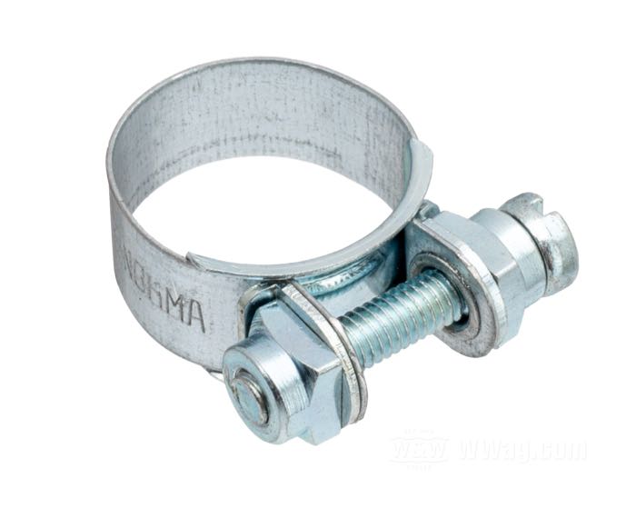 Hose clamp »Normaclamp S« by Norma; steel, zinc plated; width: 9 mm; Ø 18 mm; gross weight: 10 g