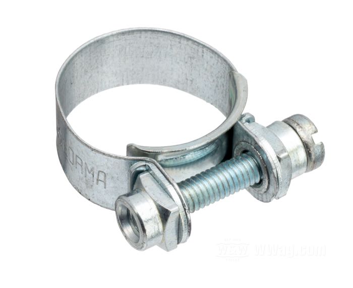 Hose clamp »Normaclamp S« by Norma; steel, zinc plated; width: 9 mm; Ø 19 mm; gross weight: 10 g