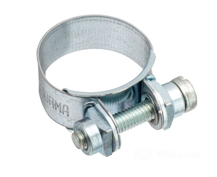 Hose clamp »Normaclamp S« by Norma; steel, zinc plated; width: 9 mm; Ø 20 mm; gross weight: 20 g