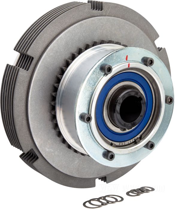 Kit frizione »Pro-Clutch« di Rivera Primo; atto per Big Twin 1941-prima serie di 1984; acciaio / acciaio per molle / alluminio; peso lordo: 5.01 kg