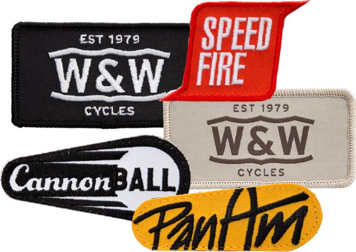 W&W Cycles - Parches Velcro de W&W para Harley-Davidson