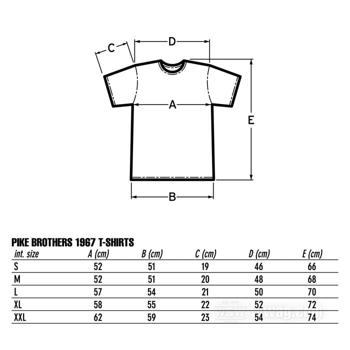 T-shirt »1967« by Pike Brothers; cotton, green; size: S; Portugal; gross weight: 170 g