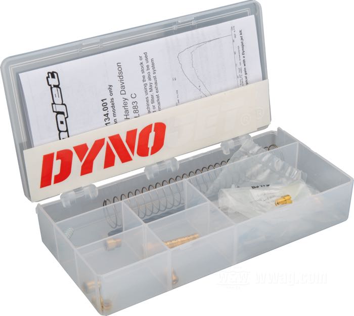 Kit para recalibración de Dynojet; apropiado para XL 883 2004-2006; acero para resortes / latón / acero; para carburadores CV; peso bruto: 150 g