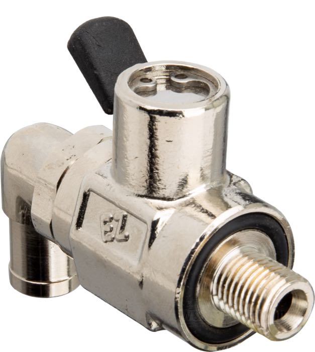 Valve de purge de PanAm; adaptable à modèles 1910→ avec cadre boucle, sauf modèles D, R & V; laiton, nickelé; clé: 7/8 ”; filetage: 3/8”-24; USA; poids brut: 111 g