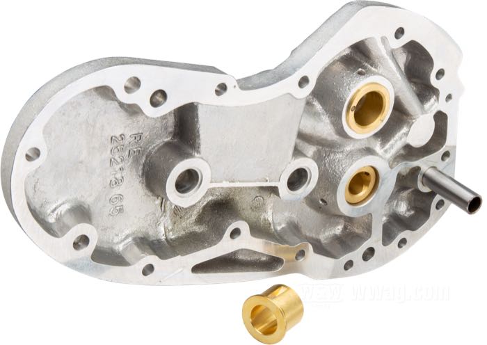 Tapa de distribución »Smooth«; apropiado para Shovelhead 1966-1969; aluminio fundido; reemplaza OEM HD 25216-66; peso bruto: 1.5 kg