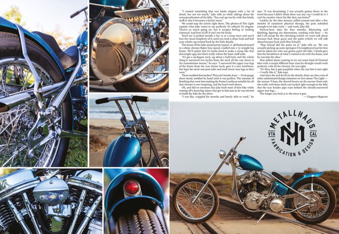 Rivista »Choppers Issue 9«; carta; larghezza x altezza: 215 x 295 mm; a colori; inglese; peso lordo: 410 g