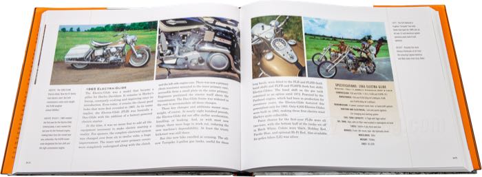 Libro »The Harley-Davidson Source Book - All the Milestone Production Models since 1903«; carta; larghezza x altezza: 280 x 240 mm; peso netto: 1.6 kg; di Mitch Bergeron; copertina rigida; a colori; 287 pagine; ISBN: 9780760391900; peso lordo: 1.65 kg