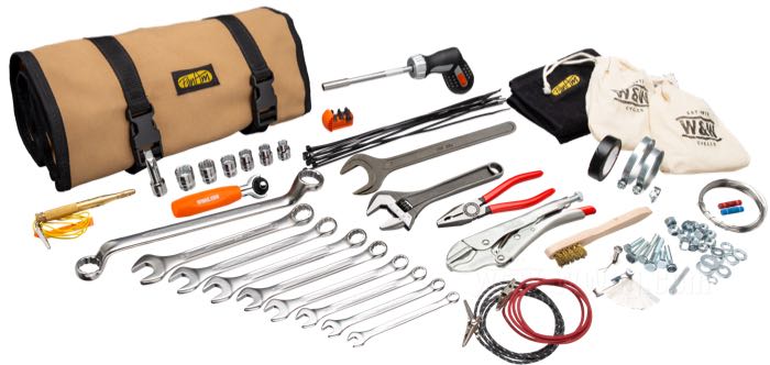 Tool kit »Vintage II« by PanAm; brown; L x W x H: 35.5 x 16 x 10.5 cm; net weight: 3600 g; Europe; gross weight: 3.55 kg