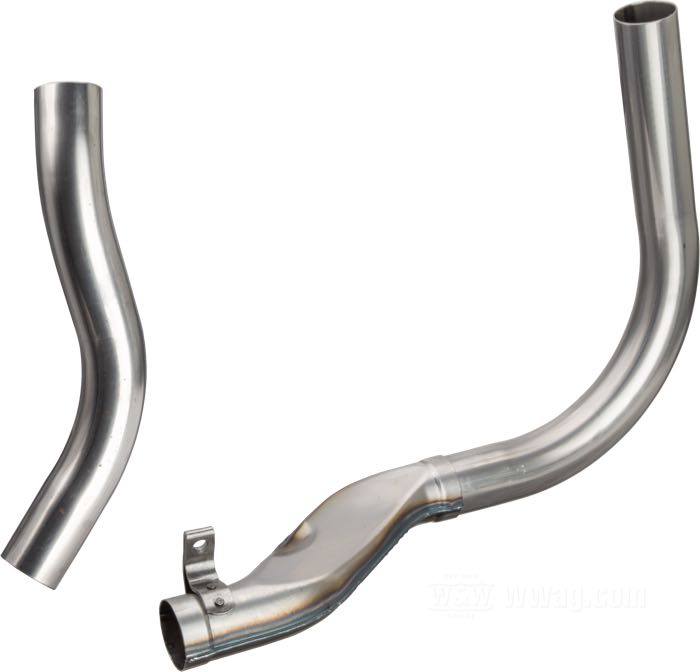 Collecteurs d’échappement 2 en 1 de The GasBox; adaptable à Knucklehead 1936-1940; acier, naturel; 3 pièces; remplace OEM HD 65440-36, 65493-36 et 65465-36; USA; poids brut: 1.5 kg