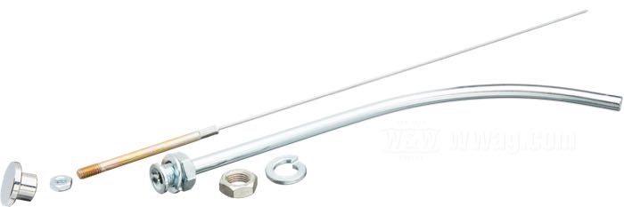 Cavo starter; per carburatori Tillotson; atto per Big Twin and Sportster 1967-70; acciaio; rimpiazza OEM HD 29220-67, 29216-67, 29214-67A e 7608; peso lordo: 78 g