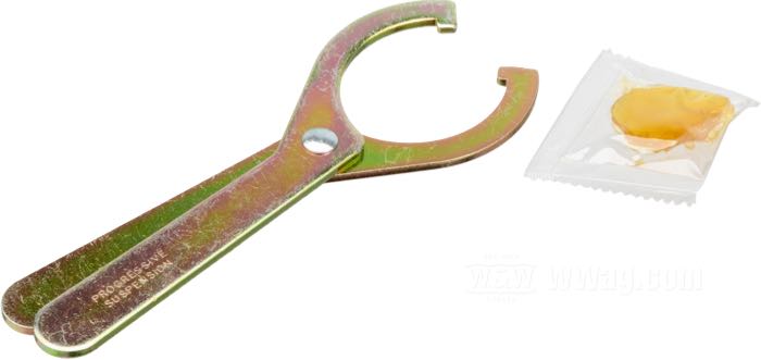 Ammortizzatori »412 Series Regular« di Progressive Suspension; atto per Dyna 1991→; acciaio / acciaio per molle, nero, rivestito a polvere; lunghezza: 318 mm; ochiello del amortizzatore: 12.9 mm; rigidità molla: 210/250 lbs/inch; con chiave di regolazione per ammortizzatori; rimpiazza OEM HD 54577-94; certificato; peso lordo: 4.6 kg