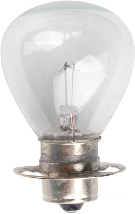 Ampoule; verre / acier; type ampoule: spécial fil. simple; 6 V; 25 W; culot: P30S/2517; pre-focus; remplace OEM HD 68715-49; poids brut: 20 g