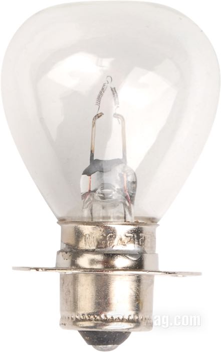 Ampoule; verre / acier; type ampoule: spécial fil. simple; 12 V; 35 W; culot: P30S/2517; pre-focus; remplace OEM HD 68715-64; poids brut: 20 g