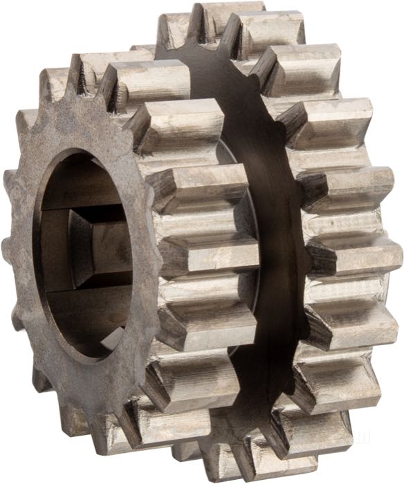 1st/2nd gear by The Cyclery; for Main shaft; fits 3-speed transmissions 1916-1935; steel, parkerized; replaces OEM HD 2298-15; Europe
