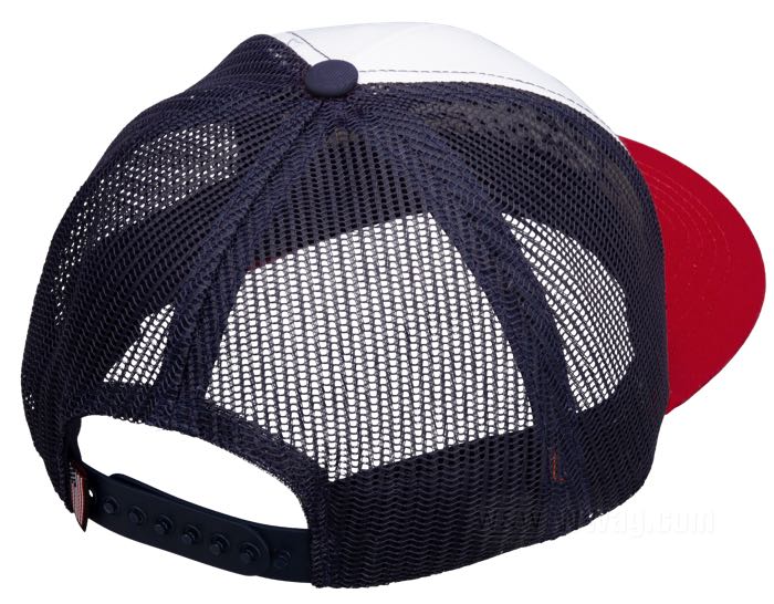 Casquette »Wrecking Crew est. 1979« de Wrecking Crew; tissu polyester, navy / rouge / blanc; poids brut: 102.4 g