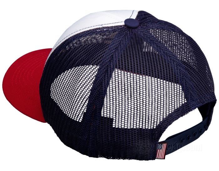 Casquette »Wrecking Crew est. 1979« de Wrecking Crew; tissu polyester, navy / rouge / blanc; poids brut: 102.4 g