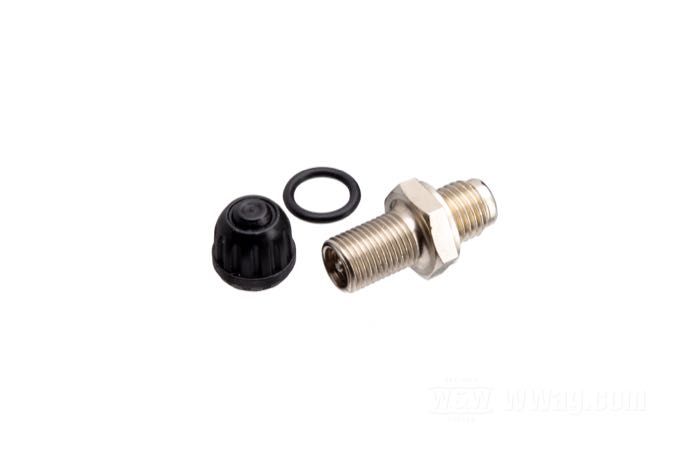Valve de Fournales Suspension; pour amortisseurs Pan Cruise; acier, nickelé; position: avant et arrière; filetage: M8 x 1.0; poids brut: 9 g