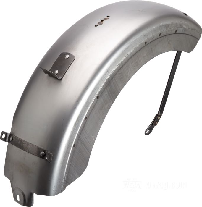 Parafango posteriore »Cal Bobber«; atto per modelli 45cui/750cc 1937-1952; acciaio, naturale; peso lordo: 3 kg